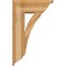 Ekena Millwork Thorton Traditional Rough Sawn Bracket w/ Offset Brace, Western Red Cedar, 8"W x 20"D x 32"H BKT0806X20X32THR01RWR - alternate 4